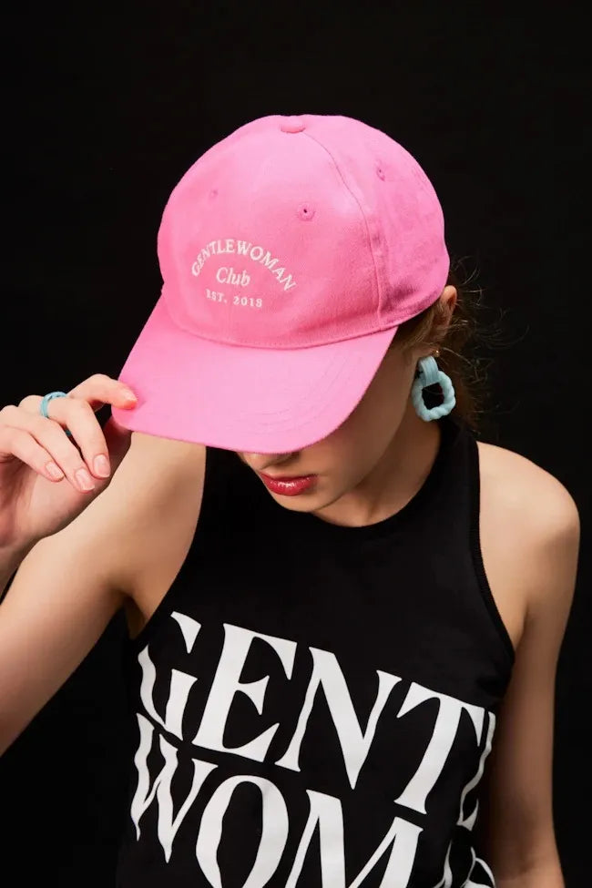 GENTLE WOMAN CLUB CAP PINK