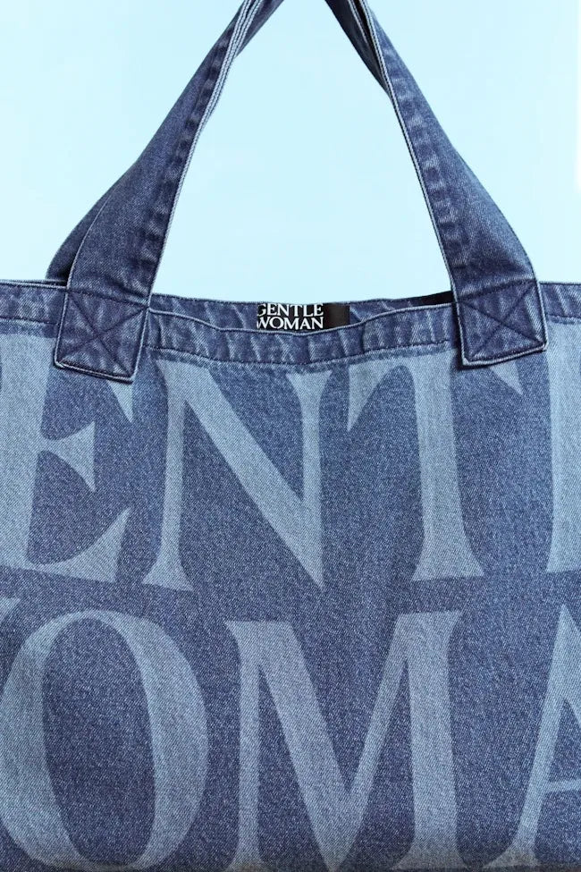 GENTLEWOMAN DENIM JUMBO TOTE BAG