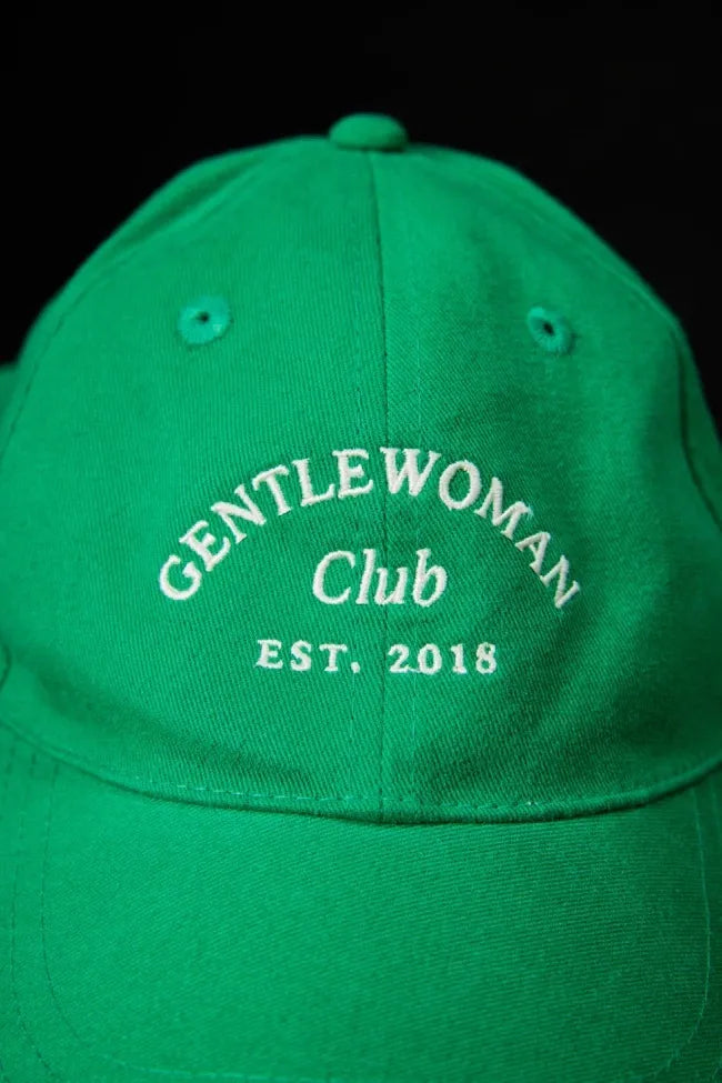 GENTLE WOMAN CLUB CAP GREEN