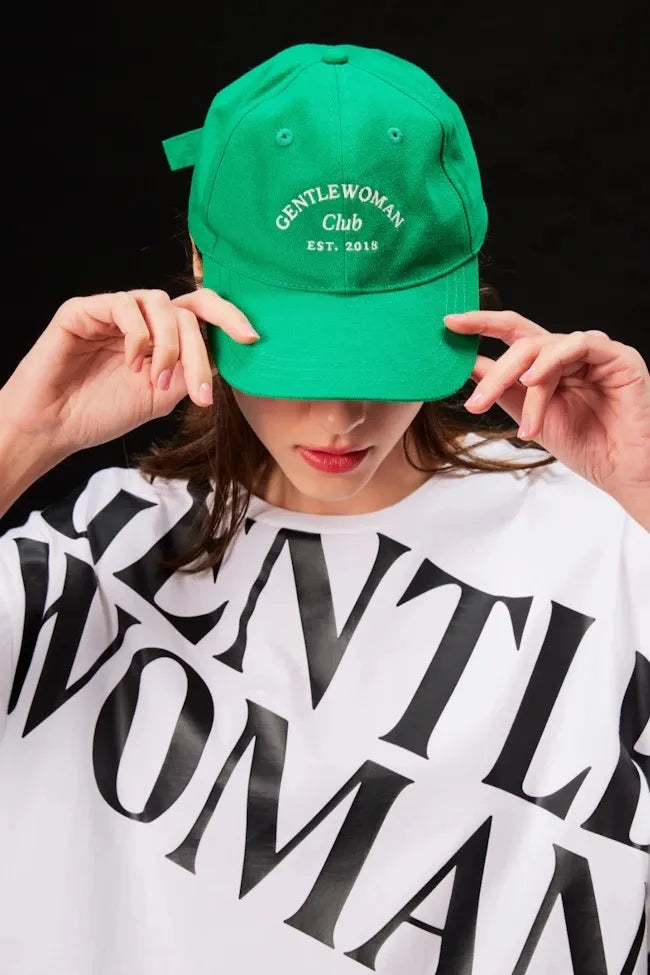 GENTLE WOMAN CLUB CAP GREEN