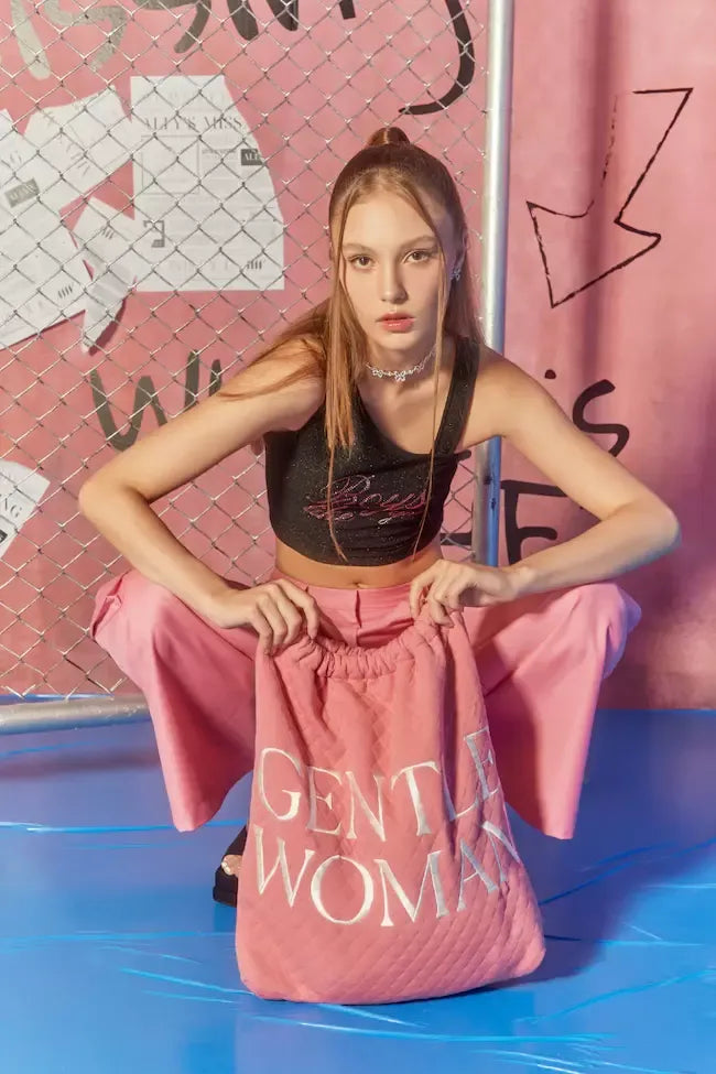 GENTLEWOMAN OH BOY! TOTE : PINK