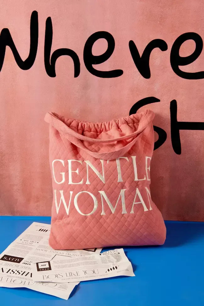GENTLEWOMAN OH BOY! TOTE : PINK