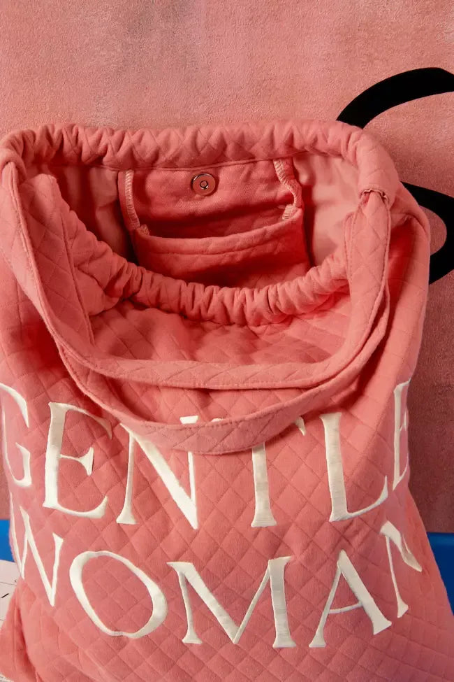 GENTLEWOMAN OH BOY! TOTE : PINK